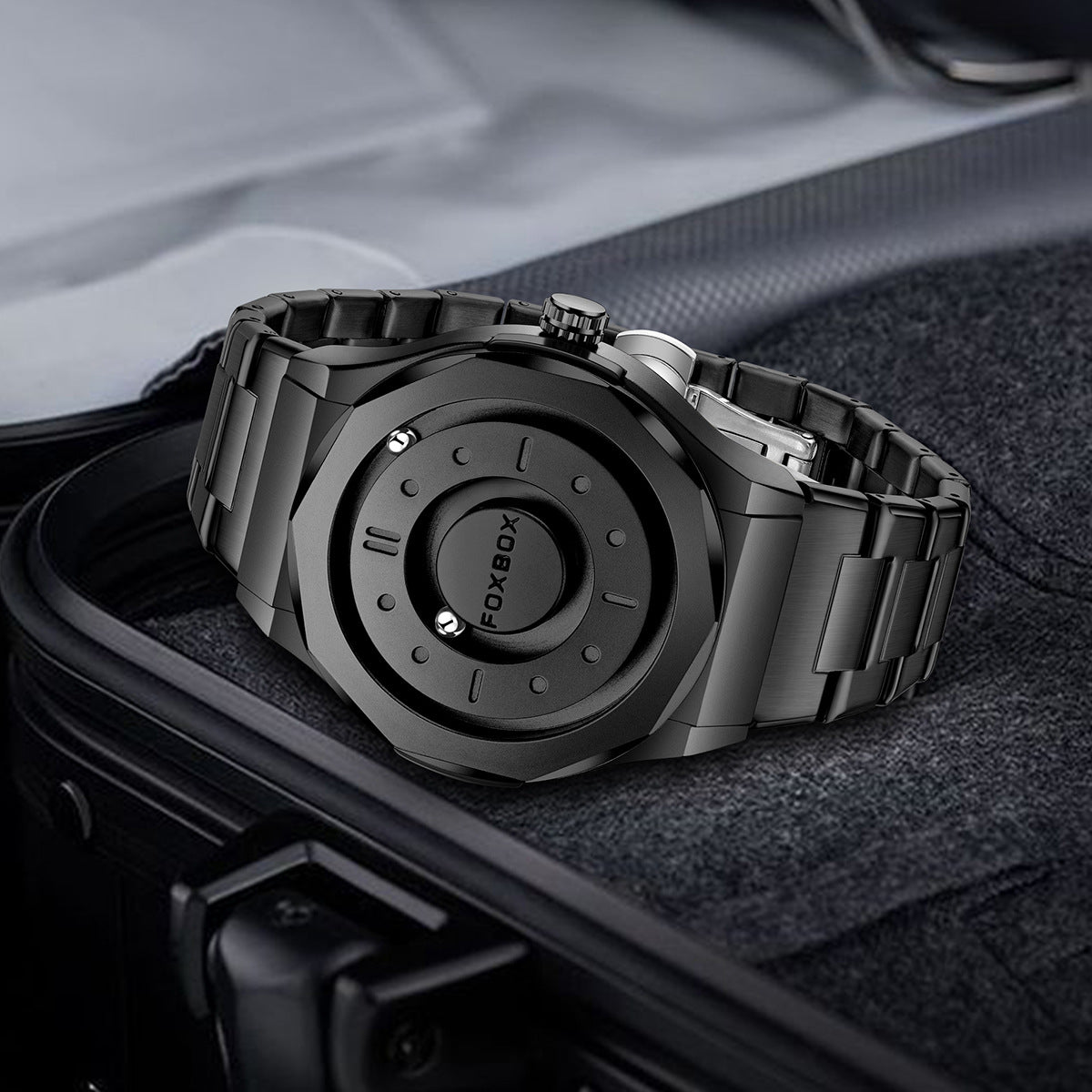 Foxbox/Outdoor Cool Magnetic Levitation Watch Men's High-Tech Creative Personality Concept Watch eprolo