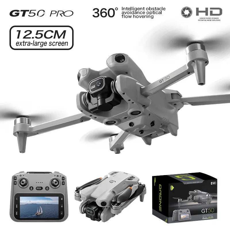 Drone with Screen HD Aerial Photography Brushless Obstacle Avoidance ESC Quadrcopter Toy Aircraft eprolo