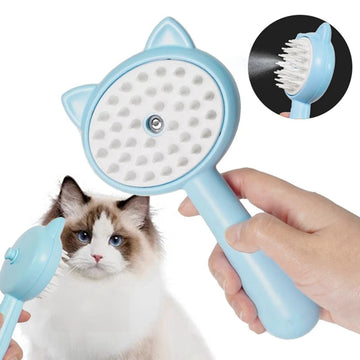 Cats Steamy Brush Pet Dog Brush Electric Spray Cat Hair Brushes Pet Grooming Massage Comb Hair Removal Pet Accessories eprolo