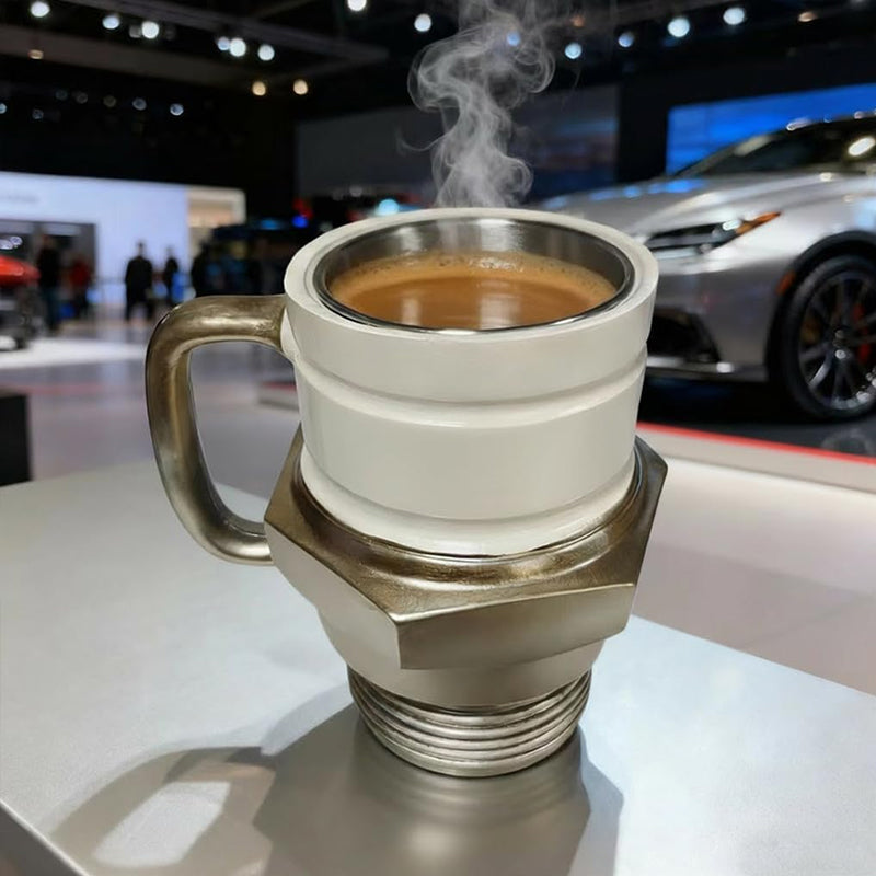 Start Your Engine Spark Plug Mug - The Ultimate Gift for Car Enthusiasts & Mechanics, Unique Collector's Coffee Cup eprolo