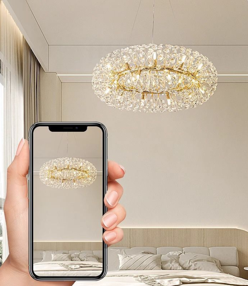 Dandelion crystal pendant light luxury living room light bedroom dining room high-end crystal pendant light modern creativity eprolo