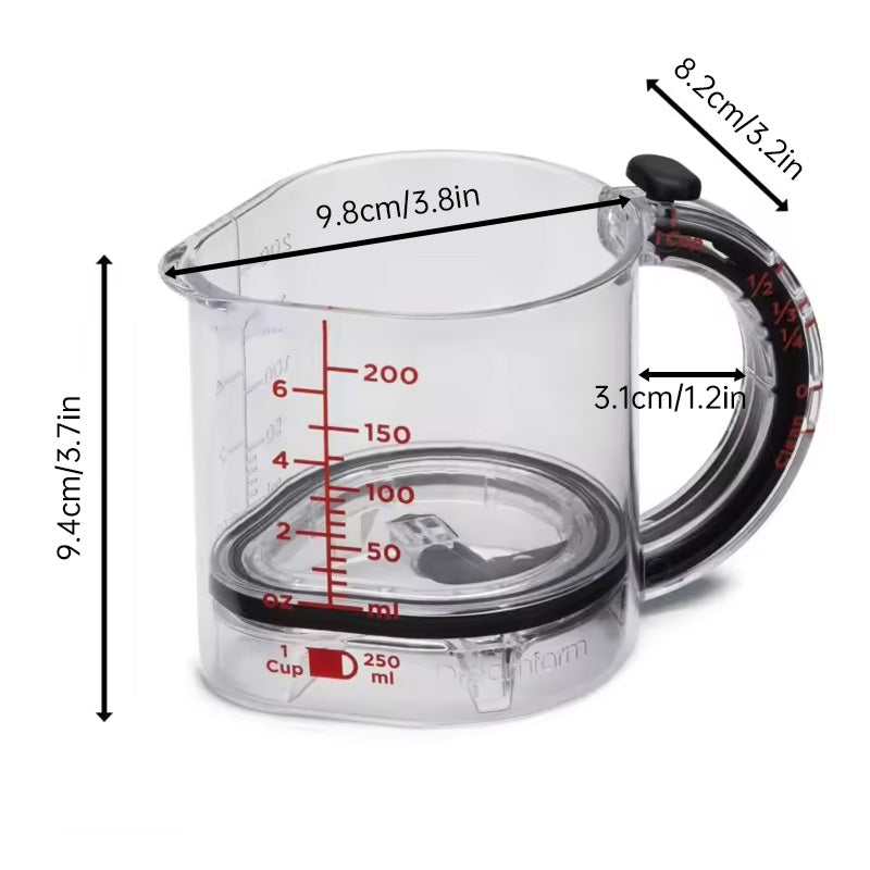 Adjustable Measuring Cube - Kitchen Cooking Cup with Scraper Seal eprolo