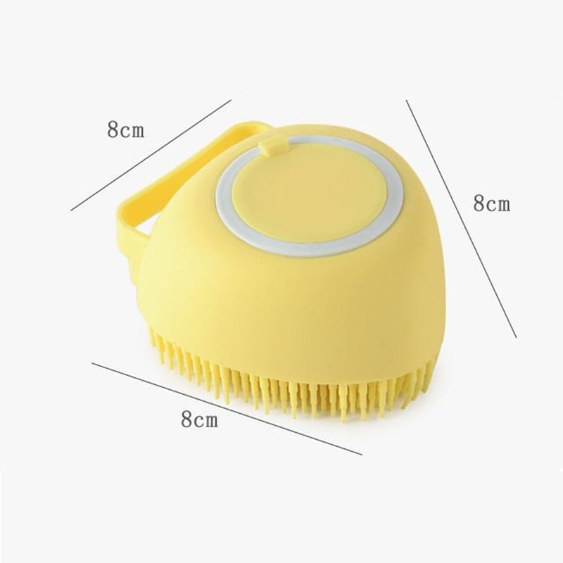 Bathroom  Puppy Big Dog Cat Bath Massage Gloves Brush Soft Safety Silicone Pet Accessories for Dogs Cats Tools Mascotas Products eprolo