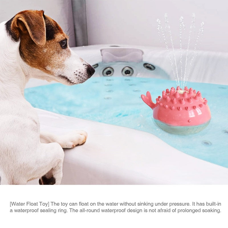 Dog Interactive Water Jet Toy Molar Teeth Cleaning Crocodile Floating Toy Pet Dog Squeaker Dog Training Toys Pets Accessories eprolo