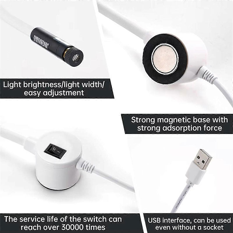 Polyester-Body Alignment Guide Light | Hands-Free Magnetic USB Lamp for Straight/Cross Line Projection eprolo