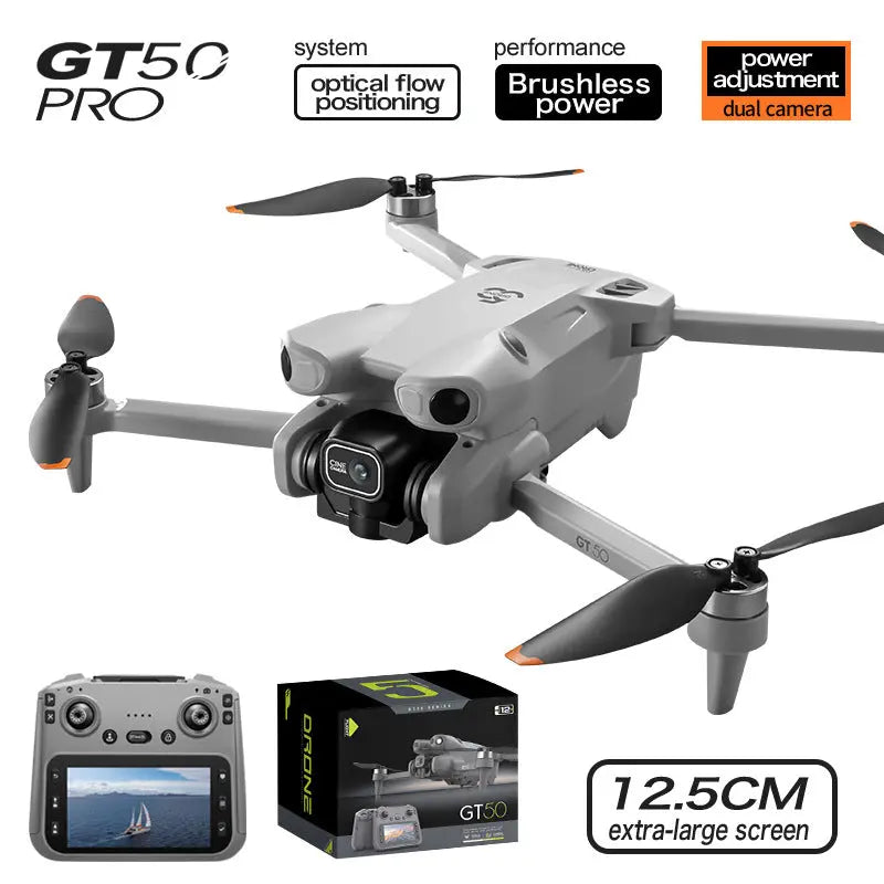 Drone with Screen HD Aerial Photography Brushless Obstacle Avoidance ESC Quadrcopter Toy Aircraft eprolo