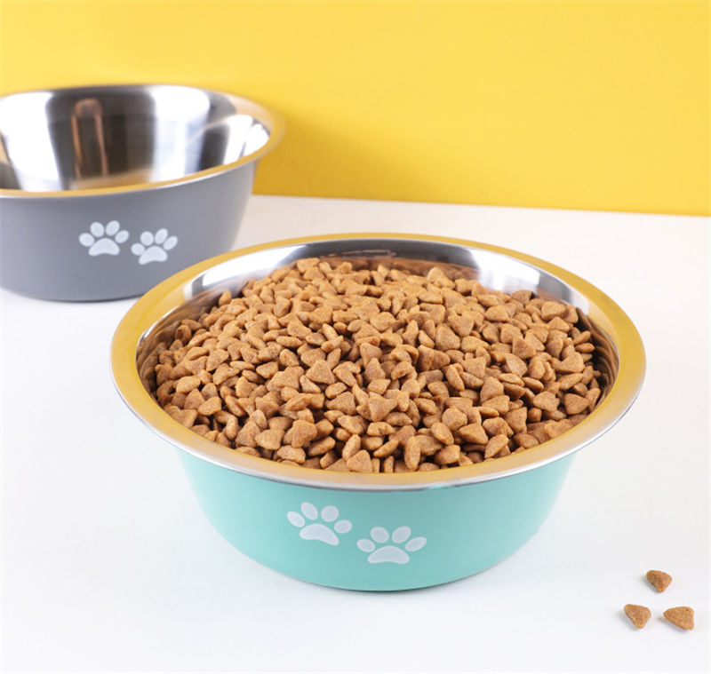 Non-slip Dog Bowls For Small Medium Large Dog Feeder Bowls And Drinkers Stainless Steel Pet Feeders Pets Dogs Accessories eprolo