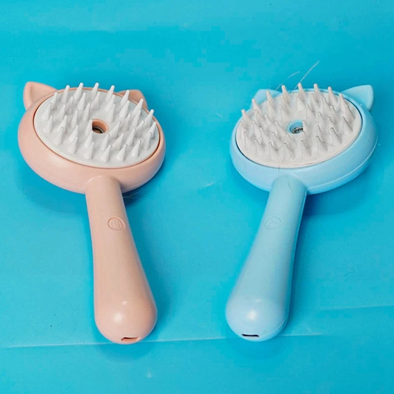 Cats Steamy Brush Pet Dog Brush Electric Spray Cat Hair Brushes Pet Grooming Massage Comb Hair Removal Pet Accessories eprolo