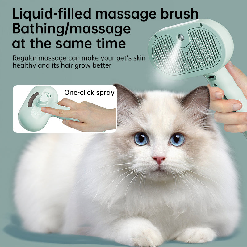 Upgraded Pet Electric Grooming Comb, Steam Hair Removal & Cleaning Set, Styling Accessories for Dogs & Cats eprolo