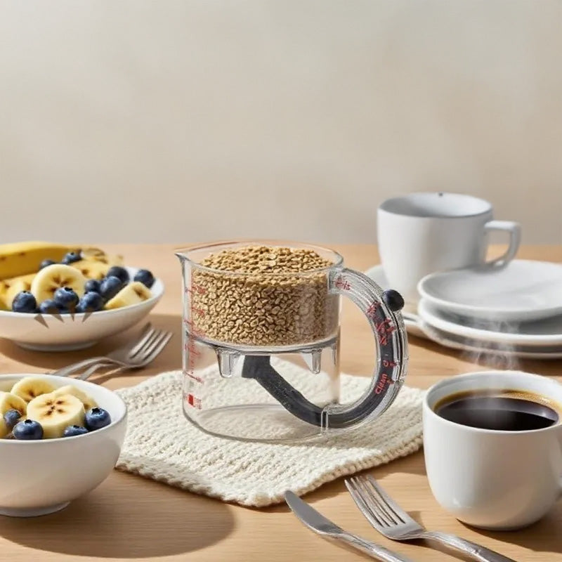 Adjustable Measuring Cube - Kitchen Cooking Cup with Scraper Seal eprolo