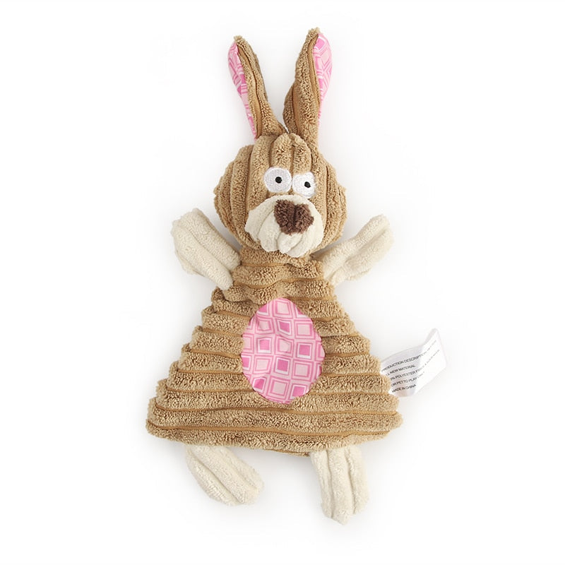 Corduroy Sound Pet Toy Dog Squeak Toy for Rabbit Mouse Cattle Clean Teeth Puppy Toys Pet Accessories Small Dog Toy eprolo
