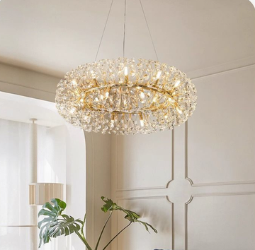 Dandelion crystal pendant light luxury living room light bedroom dining room high-end crystal pendant light modern creativity eprolo