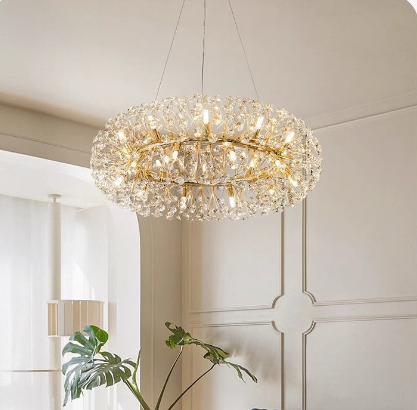 Dandelion crystal pendant light luxury living room light bedroom dining room high-end crystal pendant light modern creativity eprolo