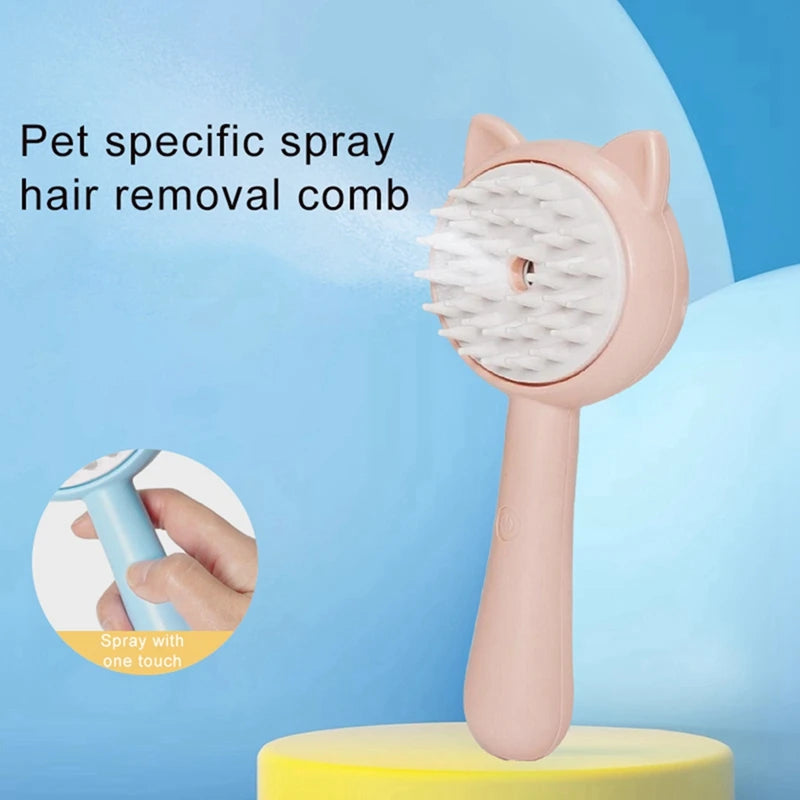 Cats Steamy Brush Pet Dog Brush Electric Spray Cat Hair Brushes Pet Grooming Massage Comb Hair Removal Pet Accessories eprolo