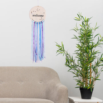 Home Decor Wood Plank Mermaid Blue Dream Catcher Room Decor Wall Hanging Wall Decoration eprolo