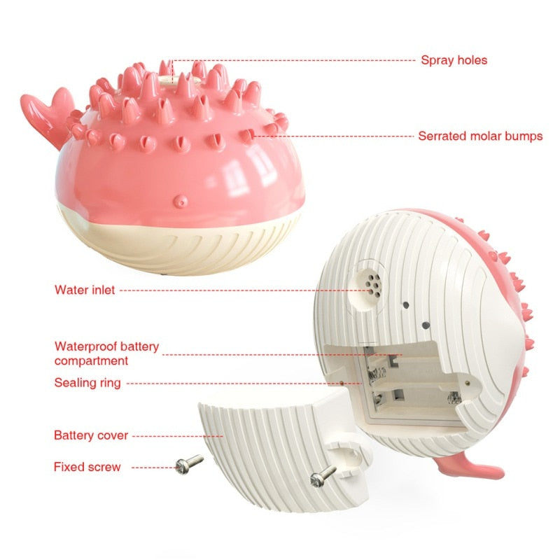Dog Interactive Water Jet Toy Molar Teeth Cleaning Crocodile Floating Toy Pet Dog Squeaker Dog Training Toys Pets Accessories eprolo