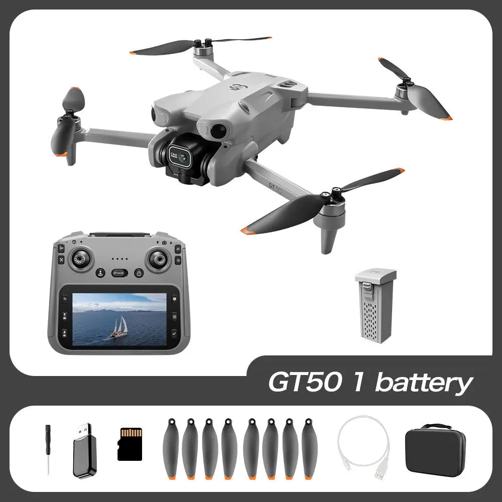 Drone with Screen HD Aerial Photography Brushless Obstacle Avoidance ESC Quadrcopter Toy Aircraft eprolo