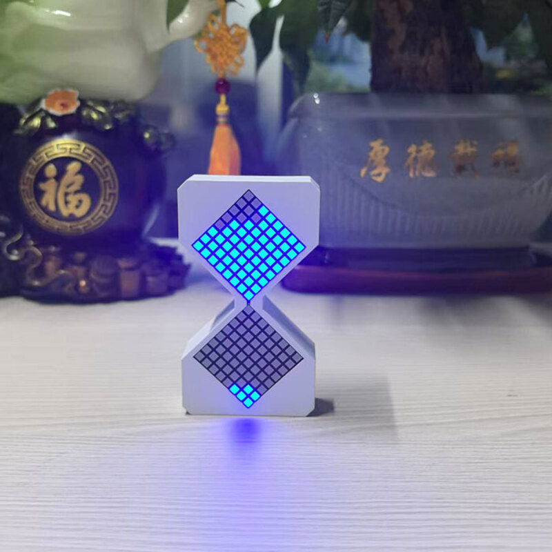 Cyber-style LED electronic sand timer: gravity-sensing, 1-30min countdown, tech decompression toy eprolo