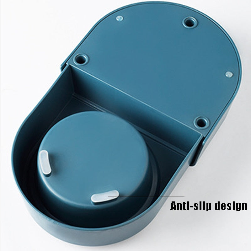 Dogs Cats Bowl and Drinking Fountains with Automatic Water Outlet Anti-overturning Feeders Plastic Feeding Bowl Pet Accessories eprolo