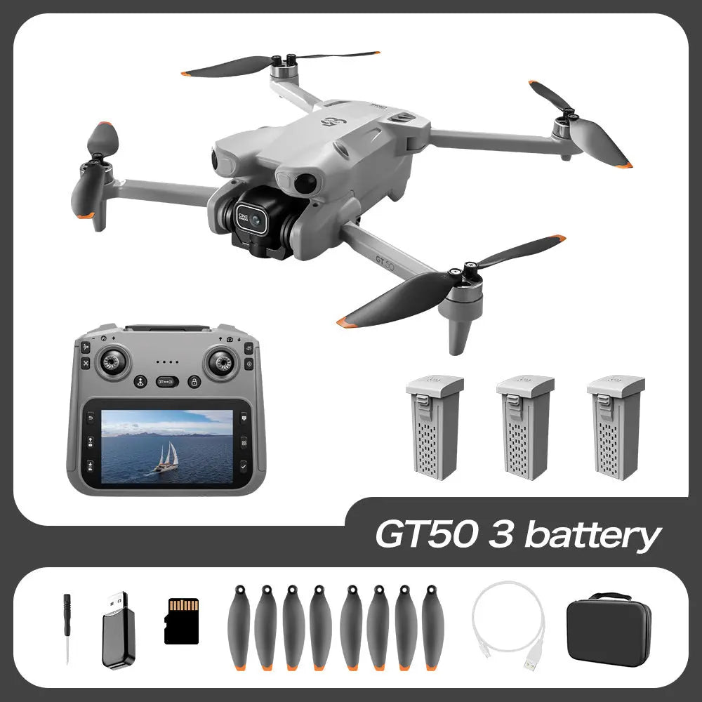 Drone with Screen HD Aerial Photography Brushless Obstacle Avoidance ESC Quadrcopter Toy Aircraft eprolo