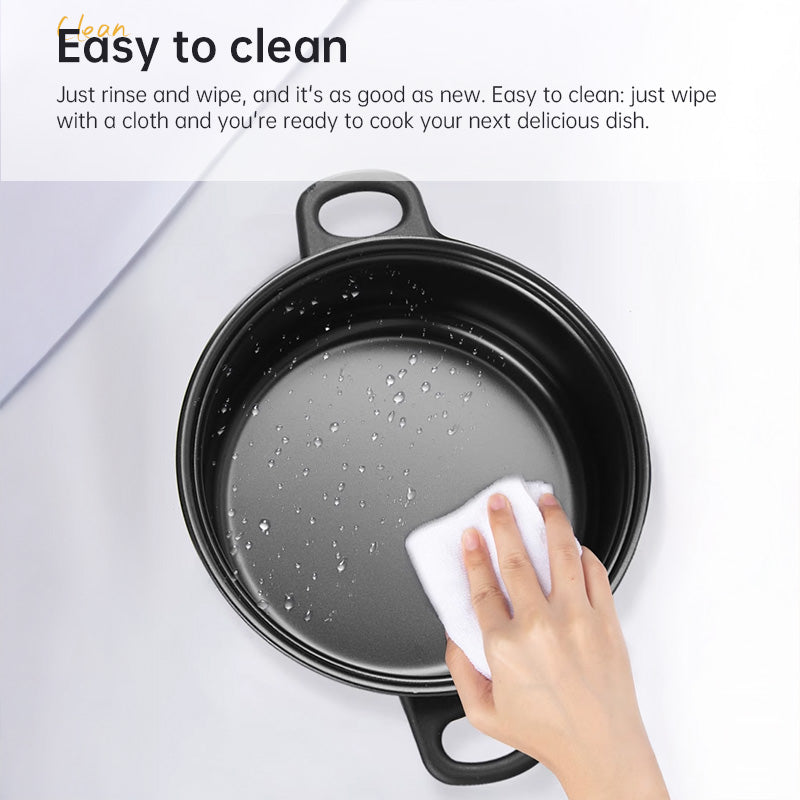 13-Piece Premium Non-Stick Cookware Set: Frying Pans, Casserole, Wok, Multi-Func, Stylish, Durable, Outdoor-Ready eprolo