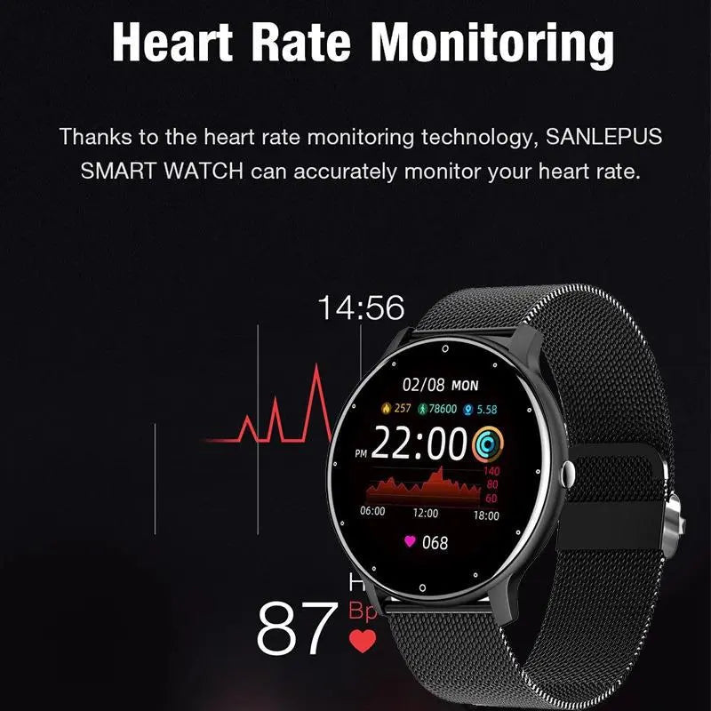 Smart Watch Heart Rate Blood Pressure Sleep Monitor Smart Fitness Band ZL02D Waterproof Smart Sports Watch eprolo