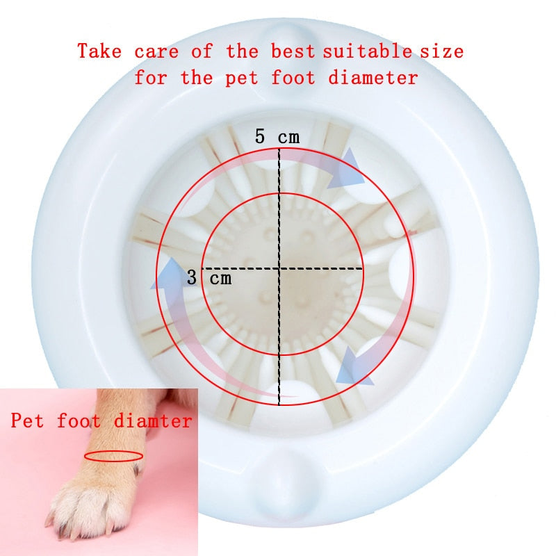 Pet Cat Dog Foot Clean Cup Cleaning Tool Silicone Washing Brush Paw Washer French Bulldog Pug Supplies Pet Accessories For Dogs eprolo