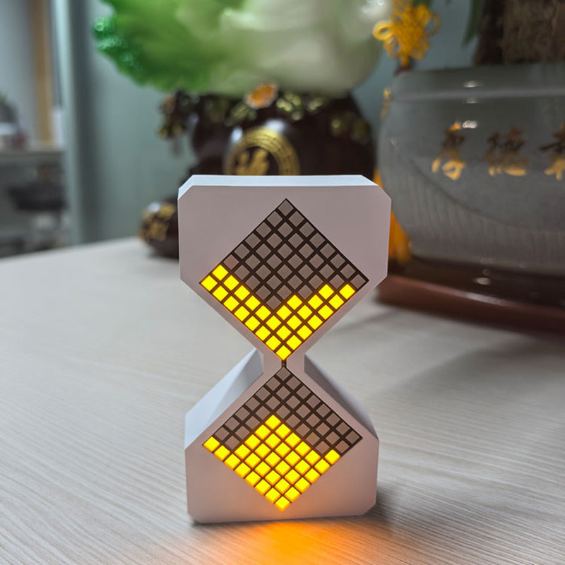 Cyber-style LED electronic sand timer: gravity-sensing, 1-30min countdown, tech decompression toy eprolo