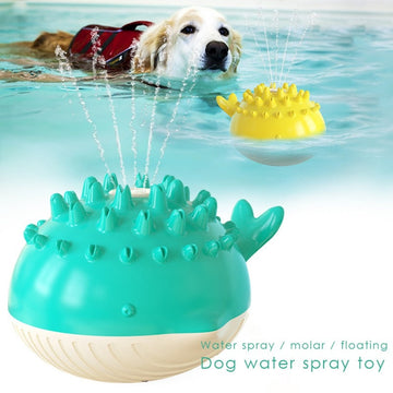 Dog Interactive Water Jet Toy Molar Teeth Cleaning Crocodile Floating Toy Pet Dog Squeaker Dog Training Toys Pets Accessories eprolo