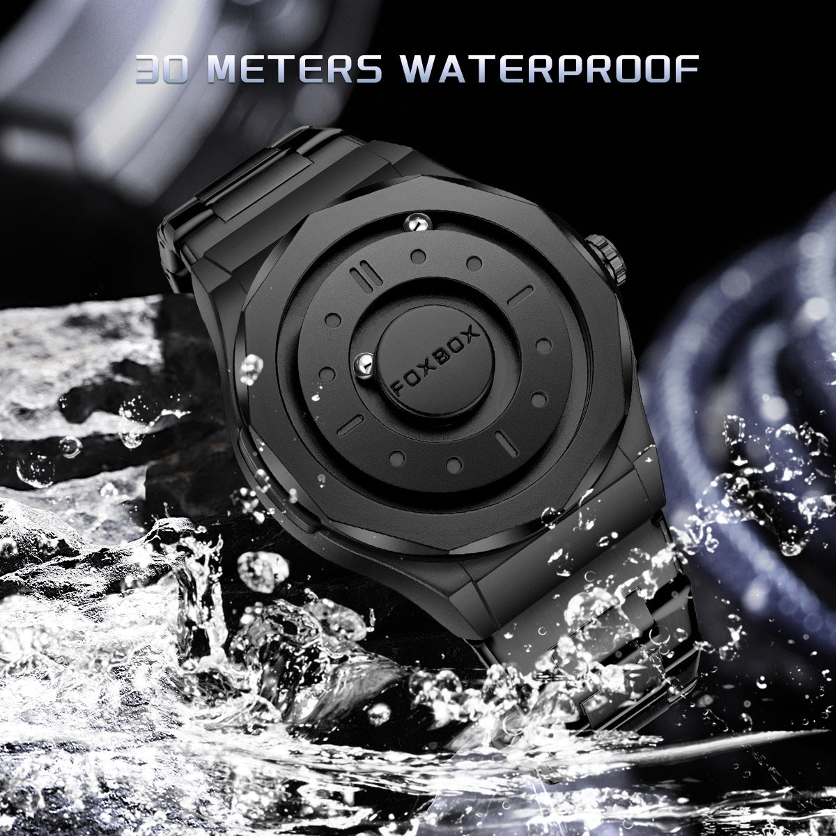 Foxbox/Outdoor Cool Magnetic Levitation Watch Men's High-Tech Creative Personality Concept Watch eprolo