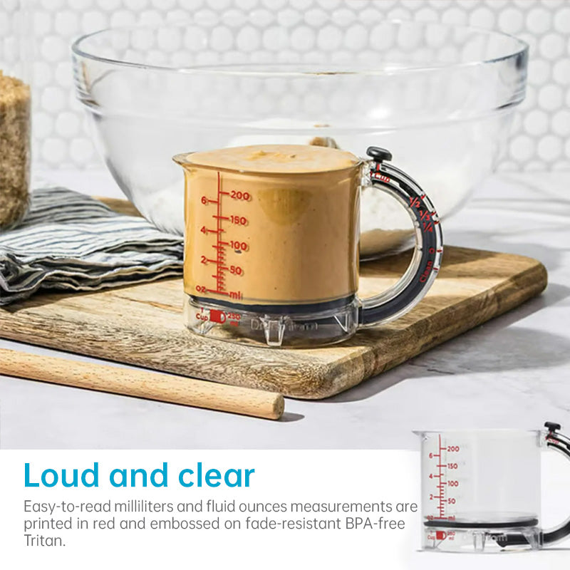 Adjustable Measuring Cube - Kitchen Cooking Cup with Scraper Seal eprolo