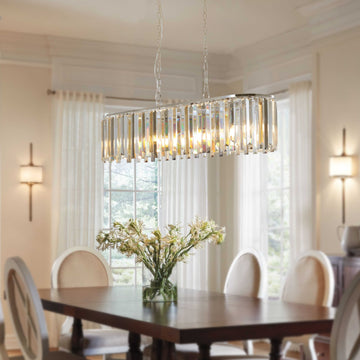 Modern Oval Crystal ceiling chandelier Luxury Home Decor Light Fixture eprolo